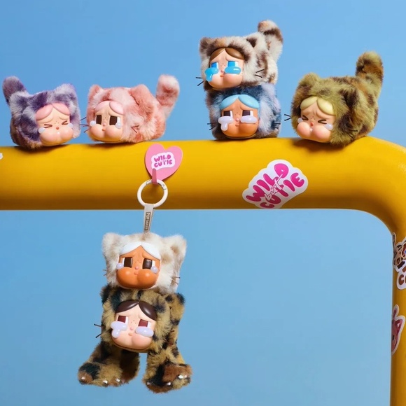 [NEW] POP MART CRYBABY Wild but Cutie Vinyl Plush Pendant Blind Box - Picture 1 of 10